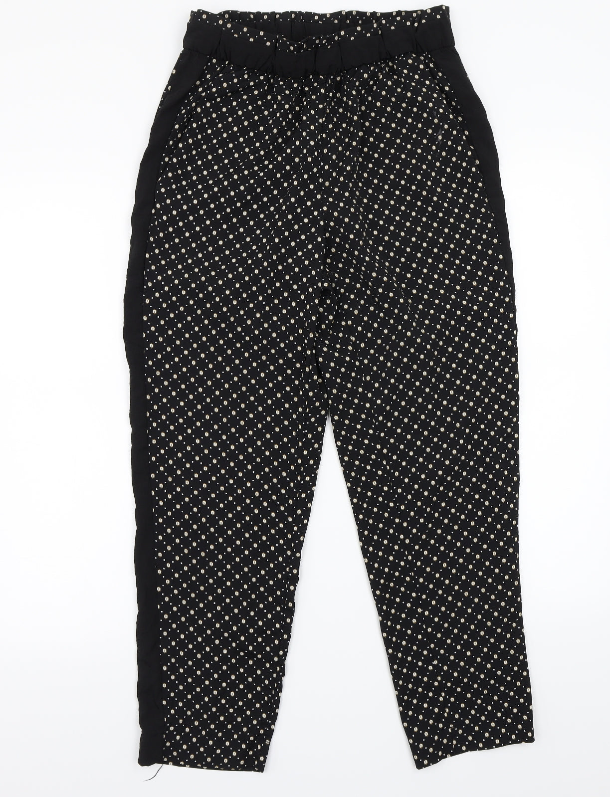 Womens UK Size 10 H&M Regular Fit  Black Trousers