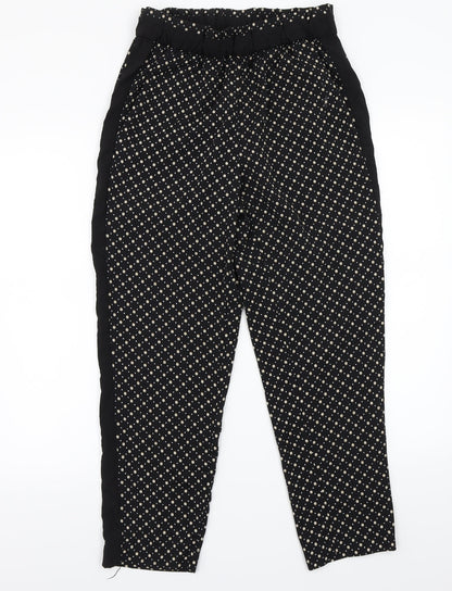 Womens UK Size 10 H&M Regular Fit  Black Trousers