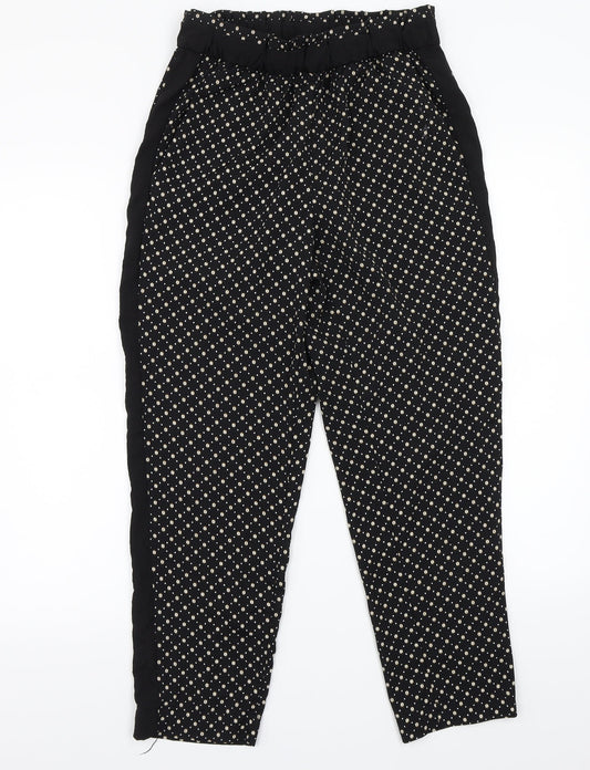 Womens UK Size 10 H&M Regular Fit  Black Trousers