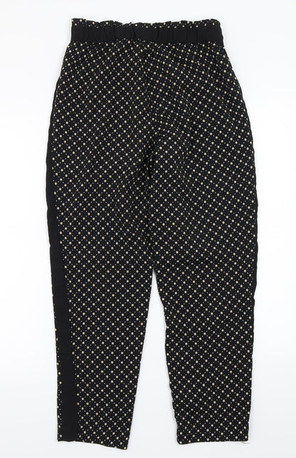 Womens UK Size 10 H&M Regular Fit  Black Trousers