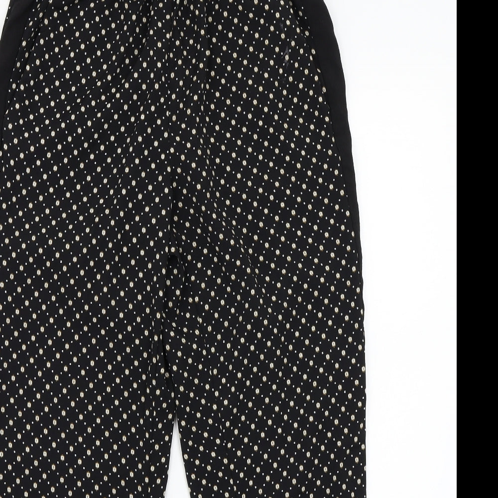 Womens UK Size 10 H&M Regular Fit  Black Trousers