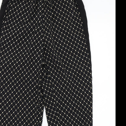 Womens UK Size 10 H&M Regular Fit  Black Trousers