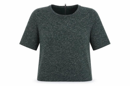 Topshop Womens Green  Knit Pullover Jumper Size 10