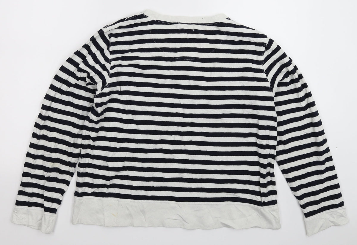 Liz Claiborne Womens Multicoloured Striped Knit Pullover Jumper Size M
