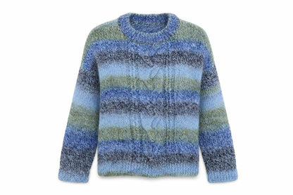 Preworn Girls Multicoloured  Knit Pullover Jumper Size S