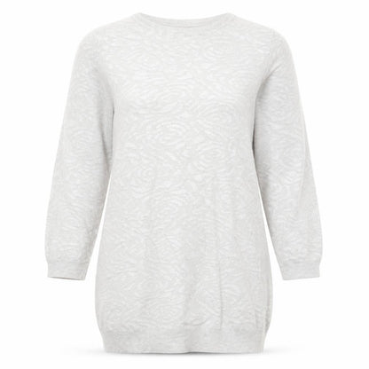 Dorothy Perkins Womens Grey  Knit Pullover Jumper Size 10