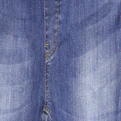 GeBE Womens Blue  Denim Jegging Jeans Size 10 L27 in
