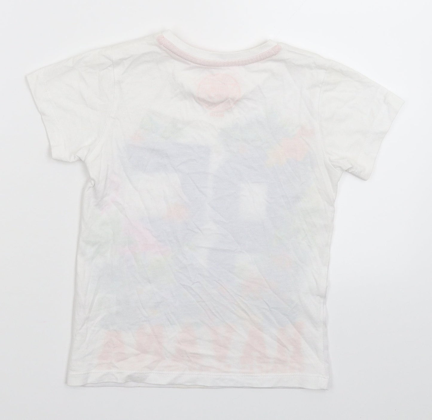 Matalan Girls White   Basic T-Shirt Size 5 Years