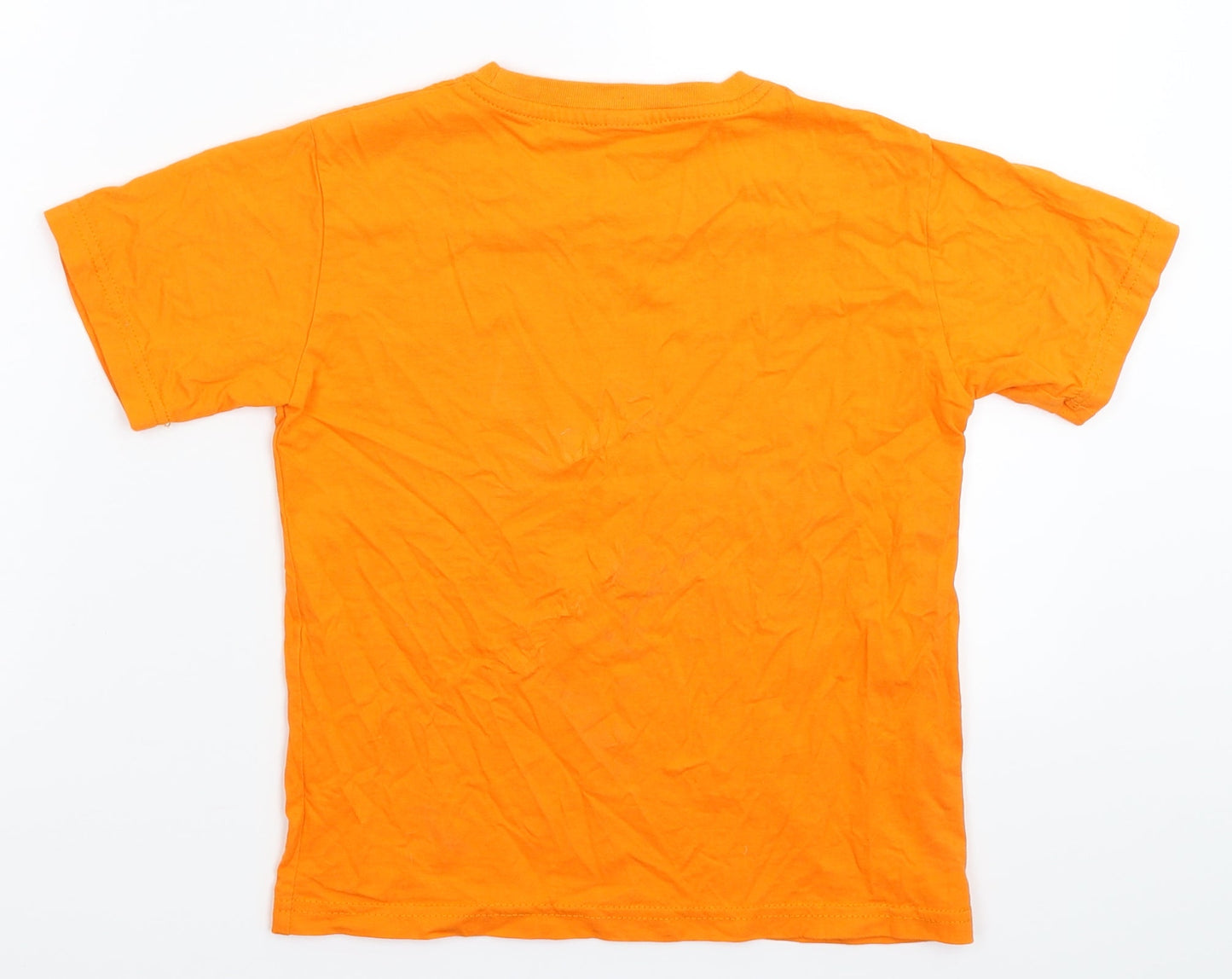 Preworn Boys Orange   Basic T-Shirt Size S
