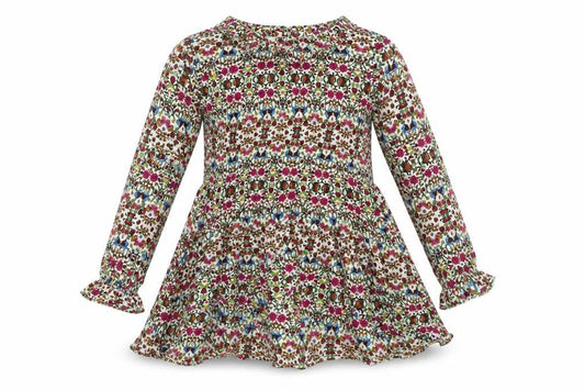 Caters Girls Multicoloured Floral  Fit & Flare  Size 12 Months
