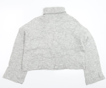 Divided Womens Grey  Knit Pullover Jumper Size S