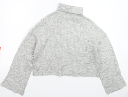 Divided Womens Grey  Knit Pullover Jumper Size S