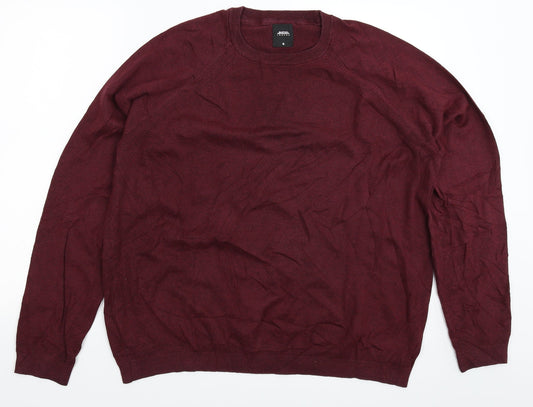 Burton Mens Brown  Knit Pullover Jumper Size XL