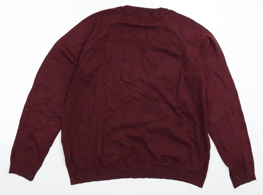 Burton Mens Brown  Knit Pullover Jumper Size XL