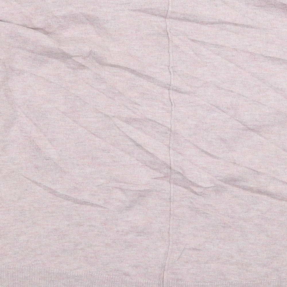 H&M Womens Pink  Knit Pullover Jumper Size XS  - Oversized