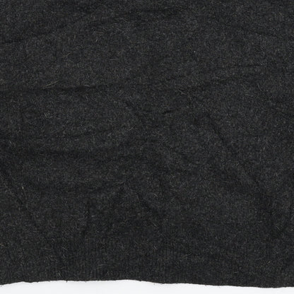 H&M Womens Black  Knit Pullover Jumper Size M  - Oversized