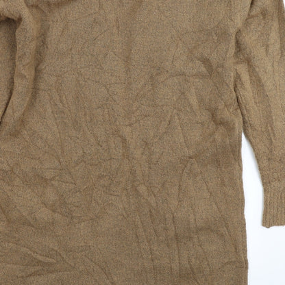 FOREVER 21 Womens Beige  Knit Cardigan Jumper Size M