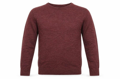 Mens UK Size M C&A Brown Pullover Jumper