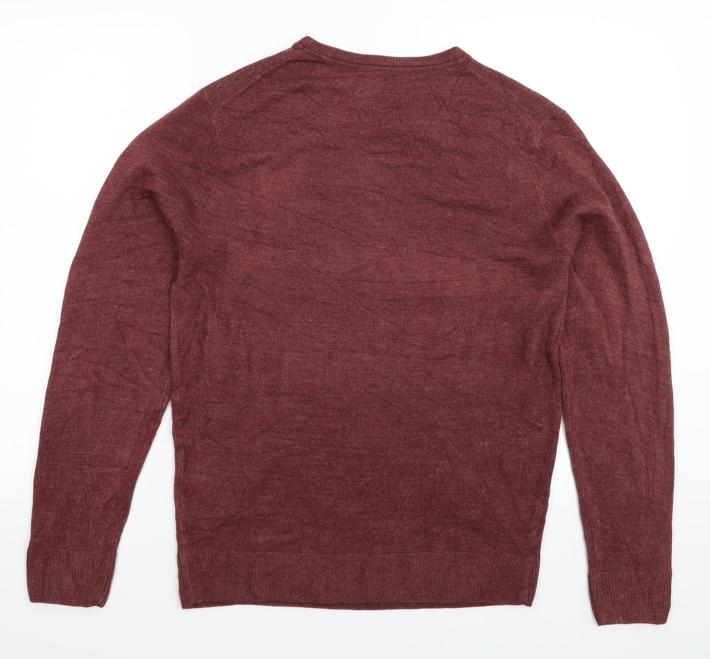 C&A Mens Brown  Knit Pullover Jumper Size M