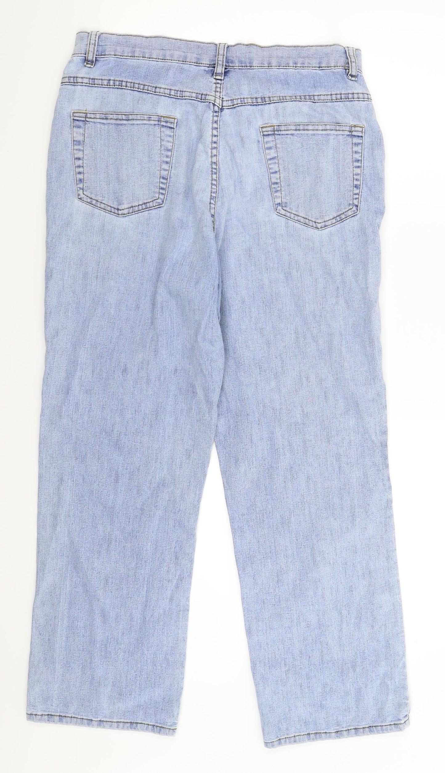 Universal Womens Blue  Denim Bootcut Jeans Size 32 in L26 in