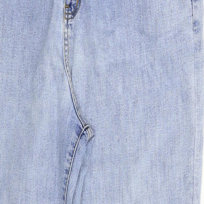 Universal Womens Blue  Denim Bootcut Jeans Size 32 in L26 in