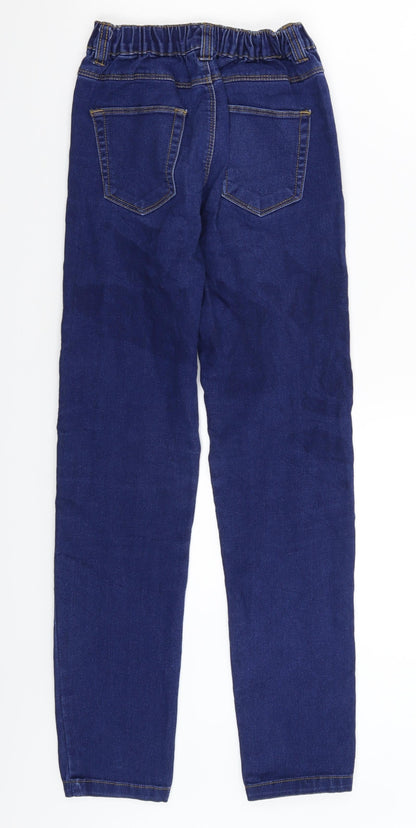 E-vie Girls Blue  Denim Jegging Jeans Size 12 Years