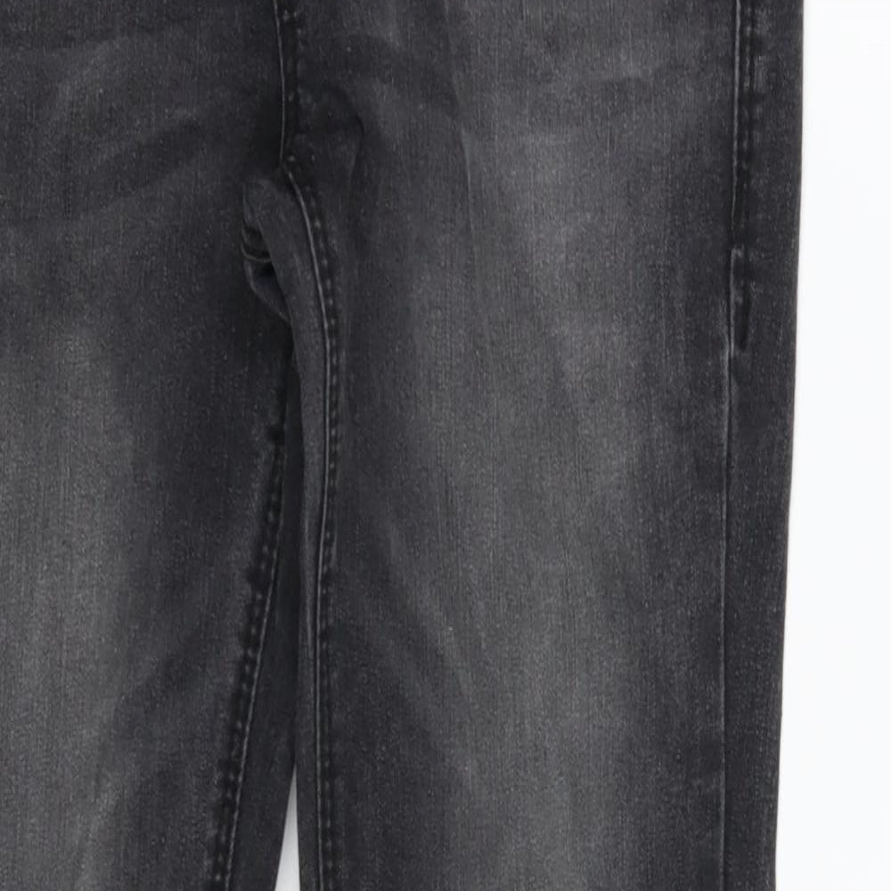 Denim & Co. Womens Black  Denim Skinny Jeans Size 10 L31 in