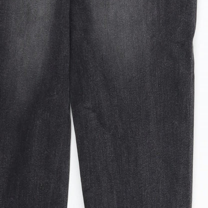 Denim & Co. Womens Black  Denim Skinny Jeans Size 10 L31 in