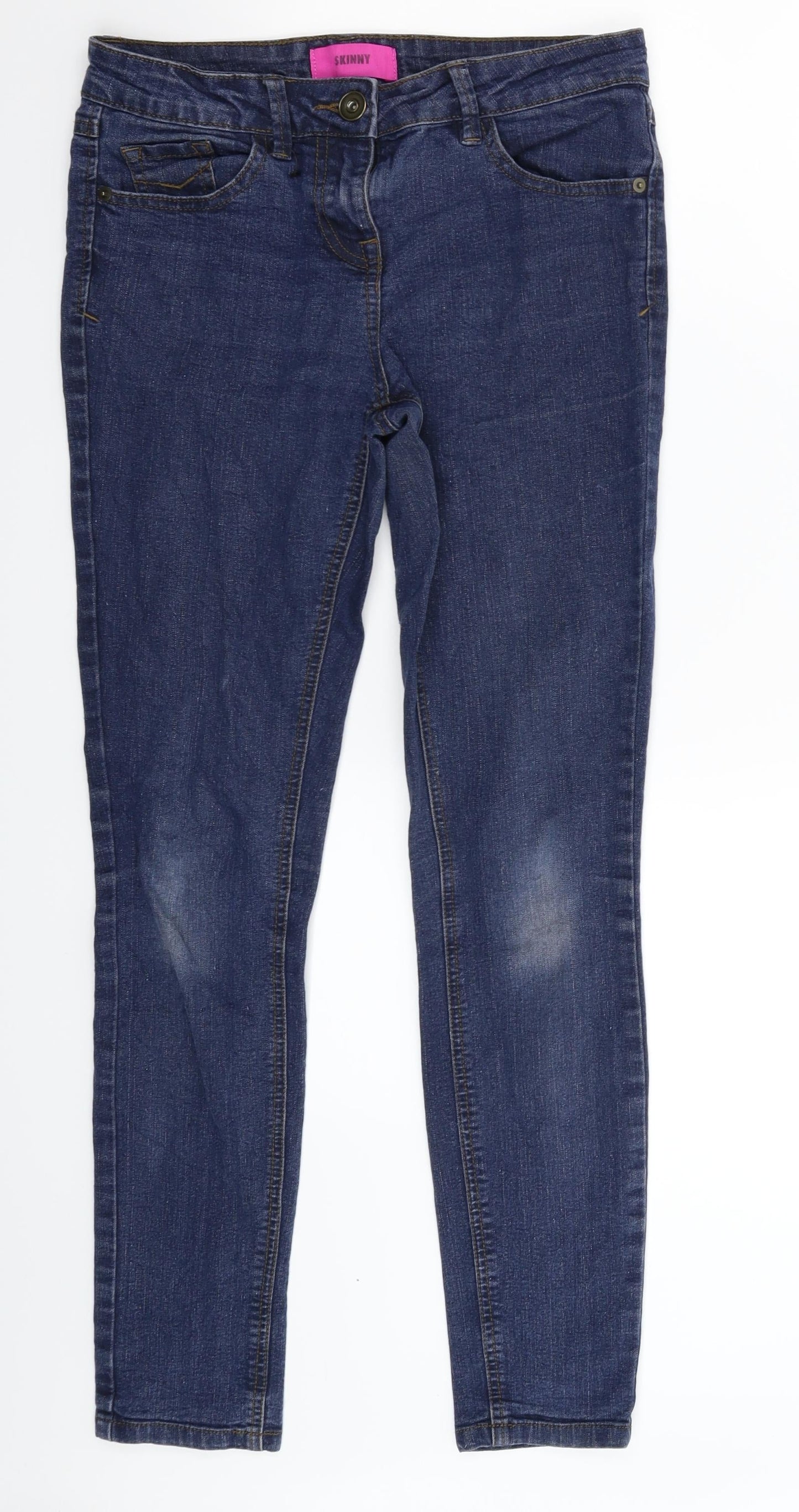 George Womens Blue  Denim Skinny Jeans Size 8 L29 in