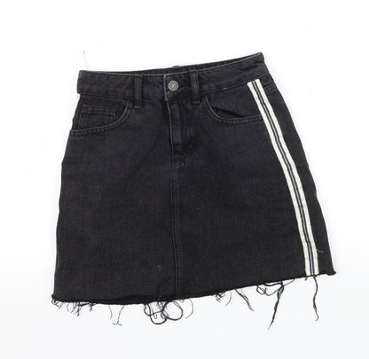 Womens UK Size 4 Denim & Co. A-Line Denim Skirt