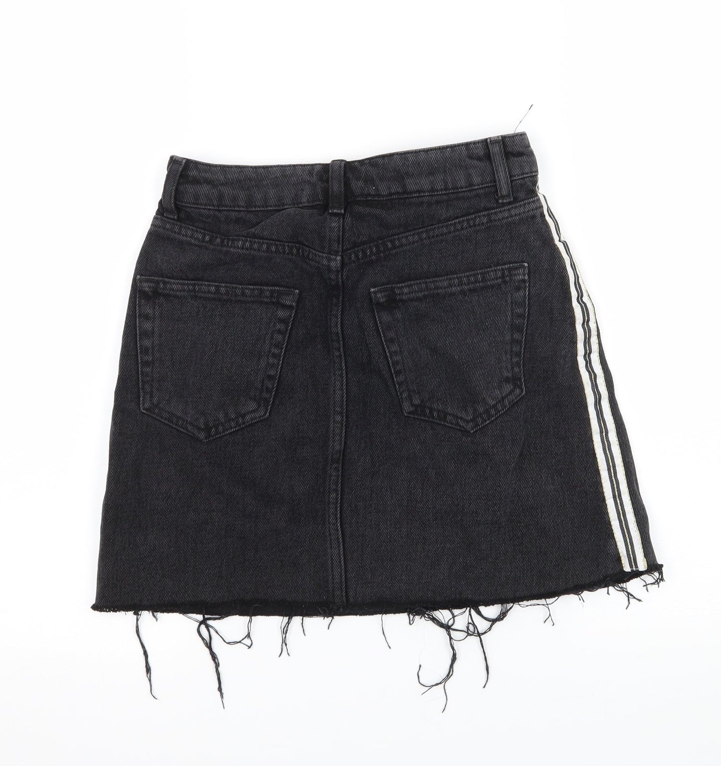 Womens UK Size 4 Denim & Co. A-Line Denim Skirt