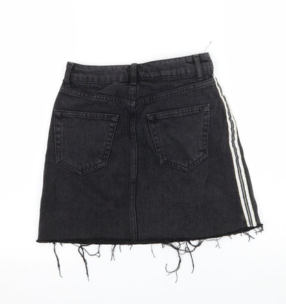 Womens UK Size 4 Denim & Co. A-Line Denim Skirt