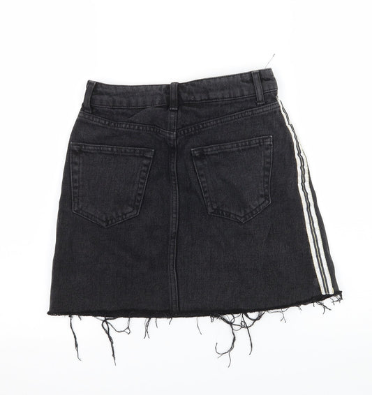 Womens UK Size 4 Denim & Co. A-Line Denim Skirt
