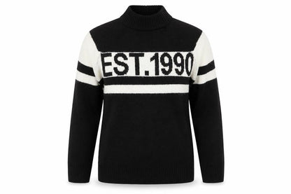 New Look Womens Black  Knit Pullover Jumper Size S