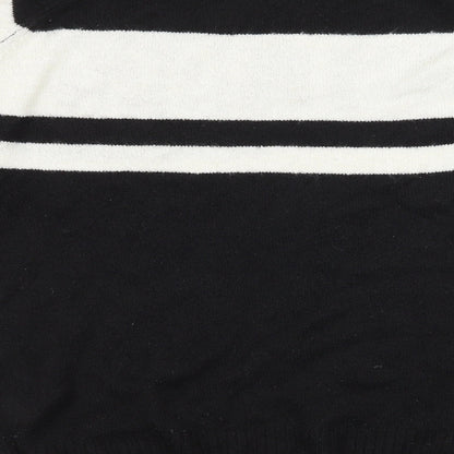 New Look Womens Black  Knit Pullover Jumper Size S