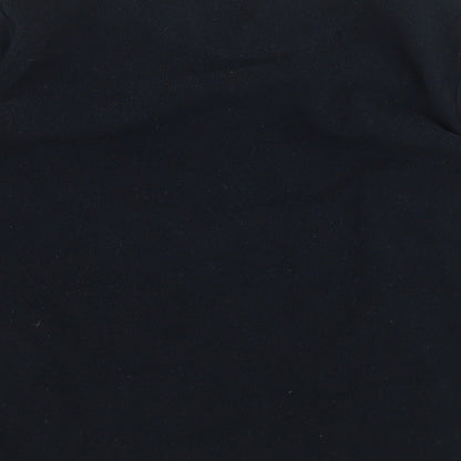 Matalan Boys Black  Fleece Basic T-Shirt Size 6-7 Years