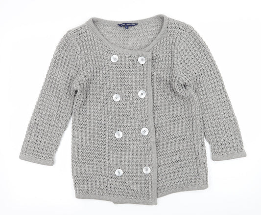 Store Twenty One Womens Grey  Knit Cardigan Jumper Size S