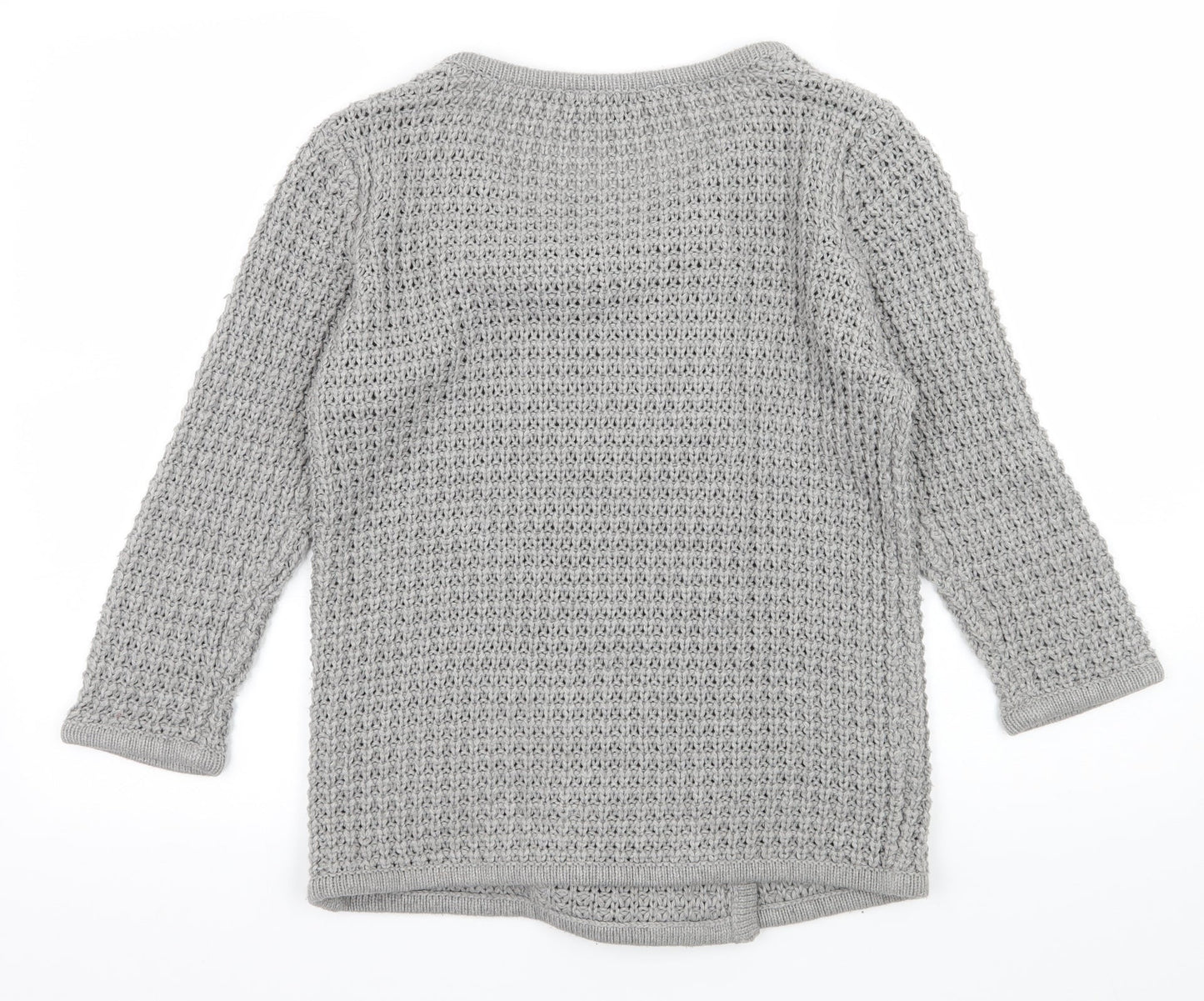Store Twenty One Womens Grey  Knit Cardigan Jumper Size S