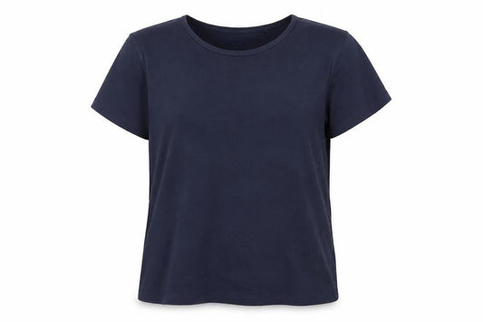 Bonmarché Womens Blue Jersey Basic T-Shirt Size M