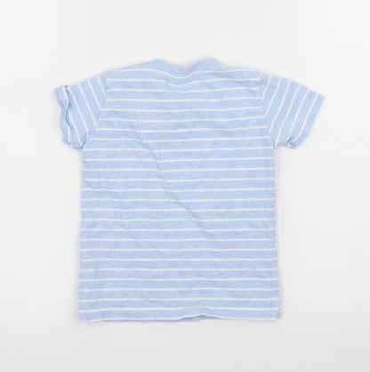 NEXT Boys Black Striped Jersey Basic T-Shirt Size 12-18 Months  - Cars