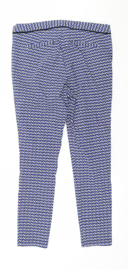 Womens UK Size 10 Dorothy Perkins Regular Fit  Blue Trousers