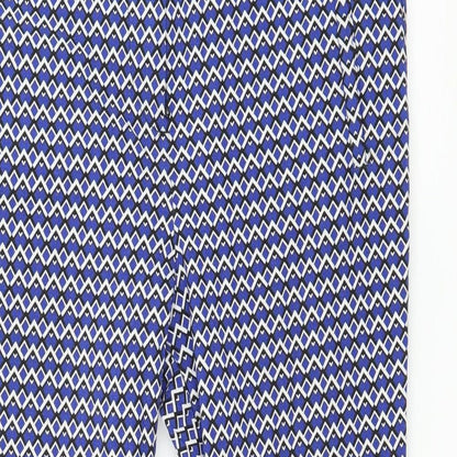 Womens UK Size 10 Dorothy Perkins Regular Fit  Blue Trousers