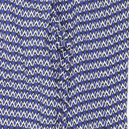 Womens UK Size 10 Dorothy Perkins Regular Fit  Blue Trousers