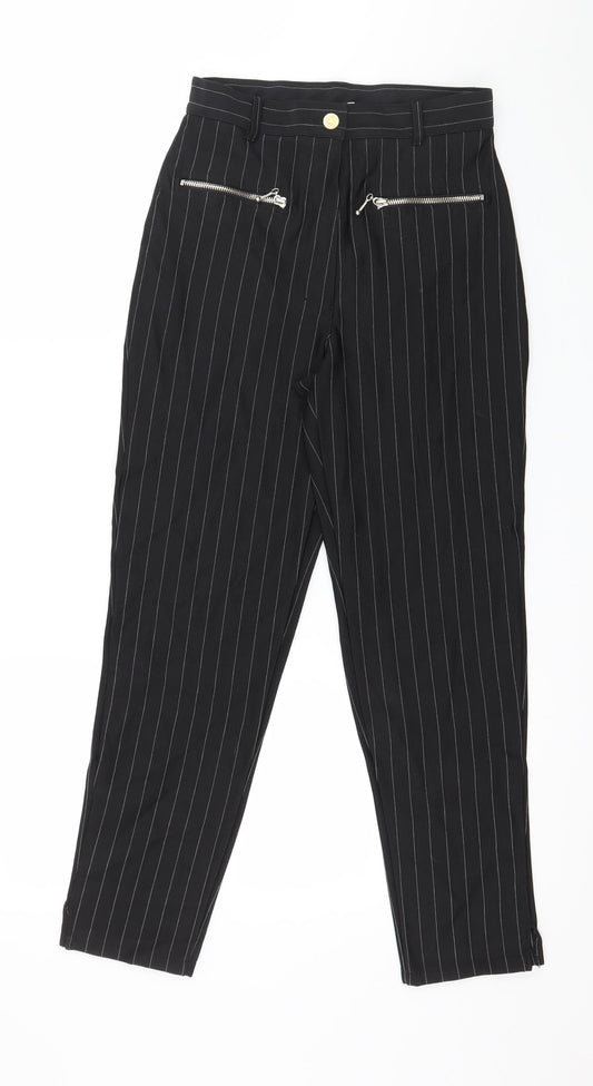 Womens UK Size 27 in Preworn Regular Fit  Black Trousers