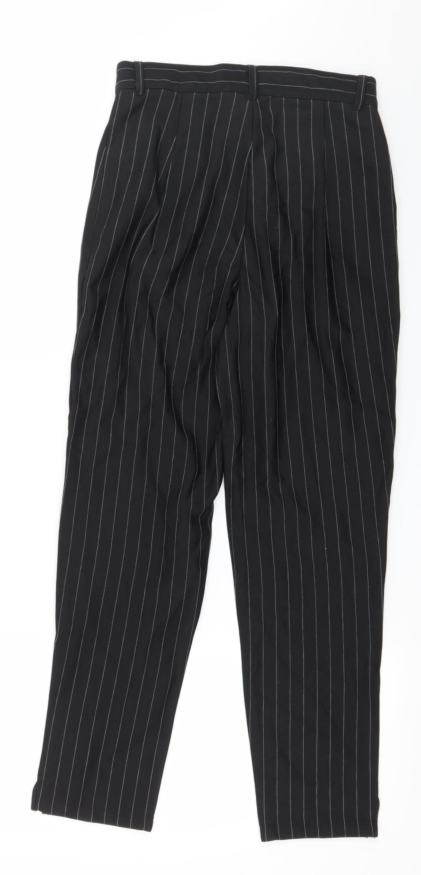 Womens UK Size 27 in Preworn Regular Fit  Black Trousers