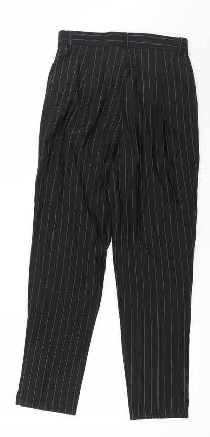 Womens UK Size 27 in Preworn Regular Fit  Black Trousers