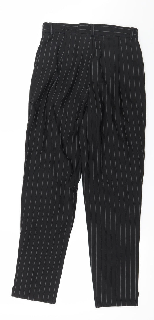 Womens UK Size 27 in Preworn Regular Fit  Black Trousers