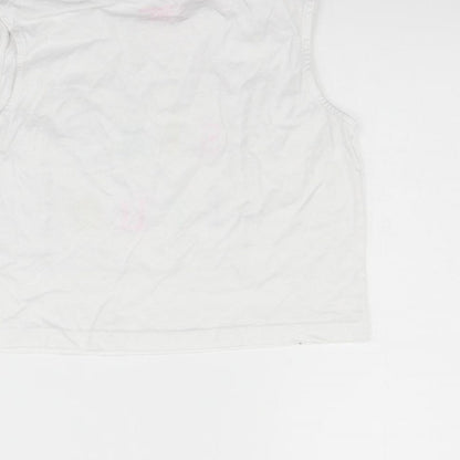 Primark Girls White   Basic T-Shirt Size 11-12 Years