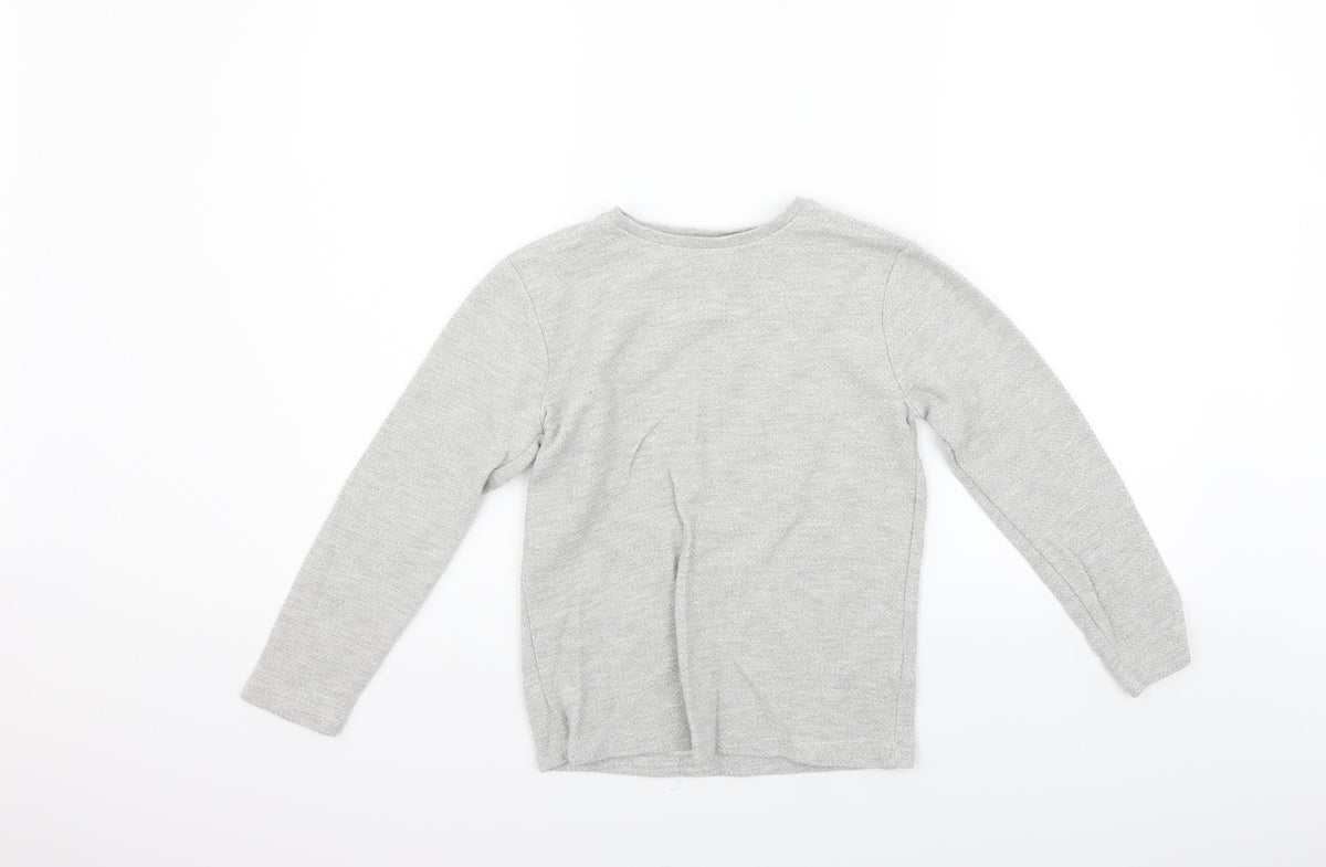 Next Boys Grey   Pullover Jumper Size 9 Years