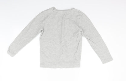 Next Boys Grey   Pullover Jumper Size 9 Years